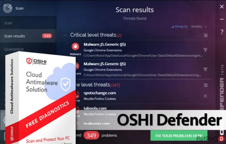 OSHI Defender in action