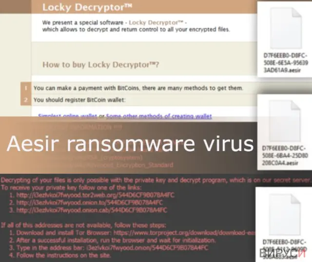Aesir virus is another version of the Locky