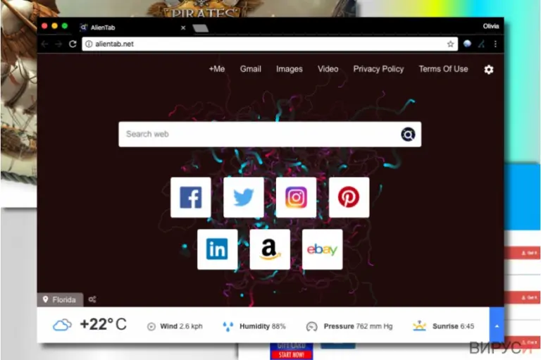Alientab.net virus