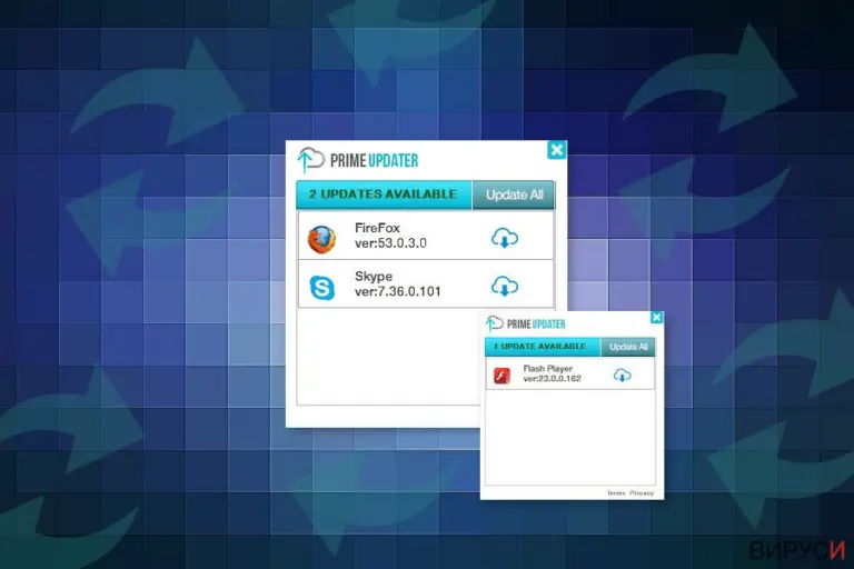 The image of Prime Updater