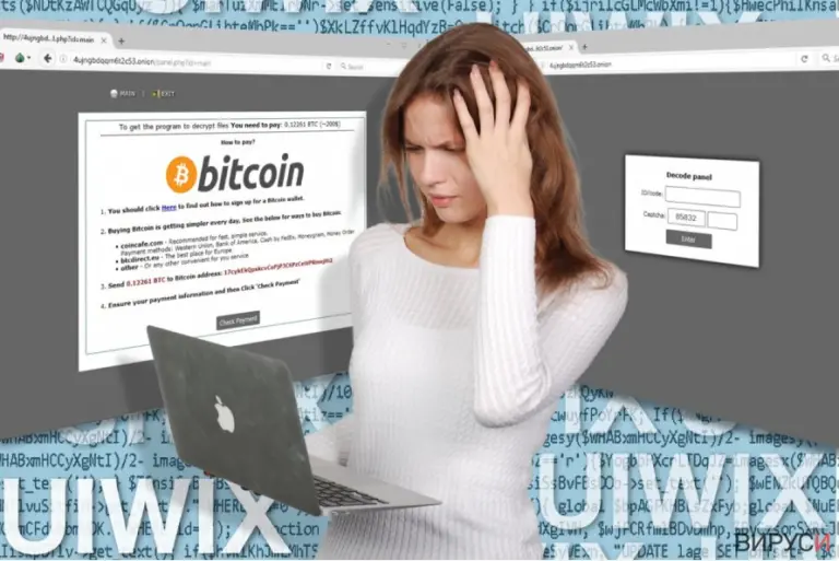Image of the UIWIX ransomware virus